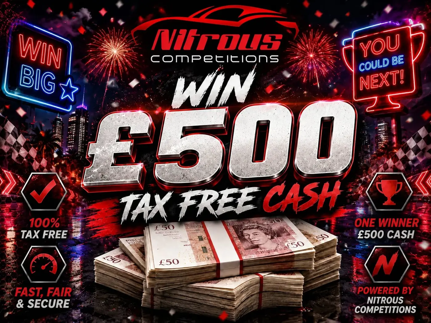 £500 Tax-Free Cash