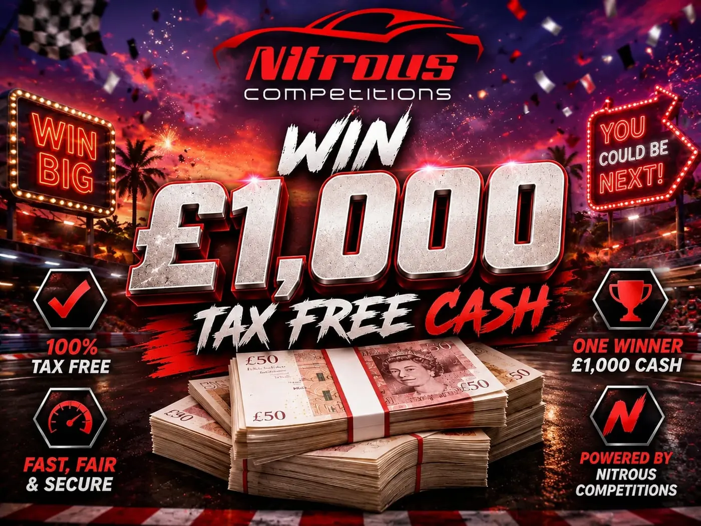 £1,000 Tax-Free Cash